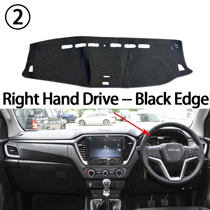 For Isuzu D-Max DMax D Max 2021 2022 2023 Dashboard Cover Dash Board Mat Carpet Pad Shade Cape Blanket Car Accessories