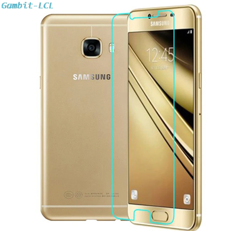 9H Tempered Glass for Samsung Galaxy C5 C5000 GLASS Protective Film Screen Protector cover phone