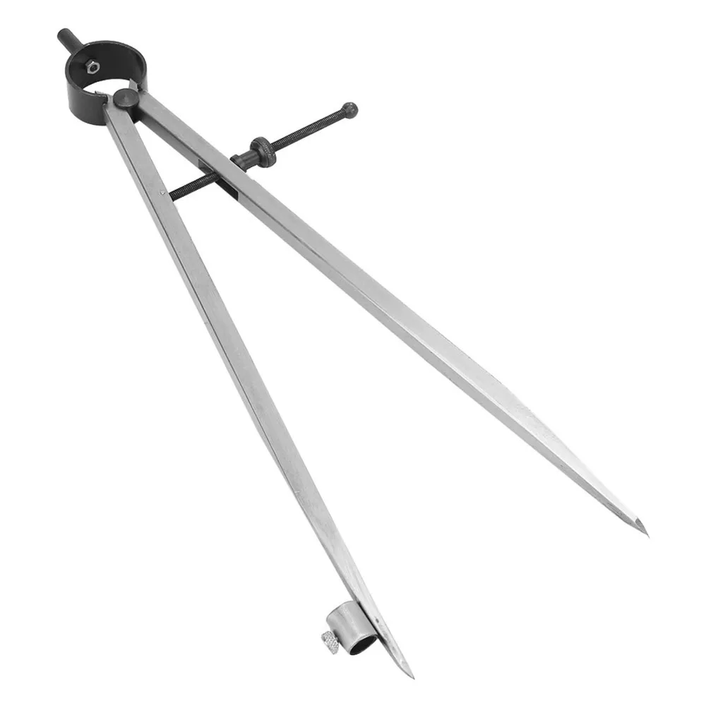300mm Size Wing Divider Compass Spring Wing Design Pencil Holder Drafting Compass Tool Carbon steel 0.27 Inch Thickness
