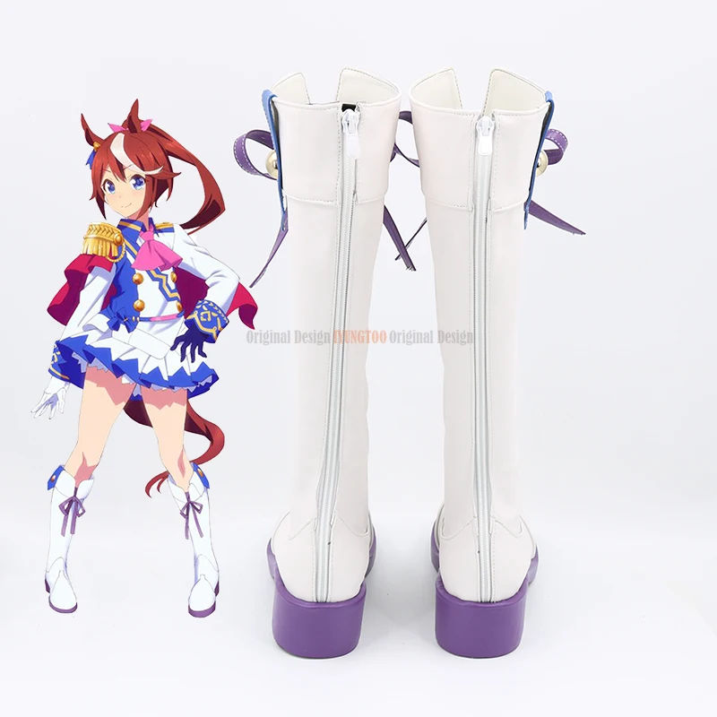 Umamusume: Pretty Derby Tokai Teio  Anime Characters Shoe Cosplay Shoes Boots Party Costume Prop