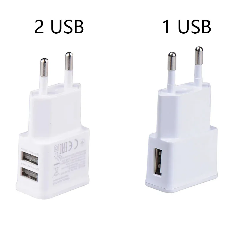 Ładowarka sieciowa 5V 2A EU Ładowarka USB EU do iPhone XS X Max Huawei P 30 Samsung S 9 plus Ładowarka ścienna podróżna Adapter