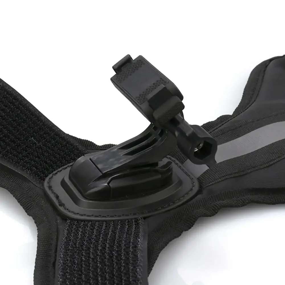 1pcs Pet Cat Vest Photo Stand For Action For Cameras Pet Vest Photo Stand First-person Dual-camera Cats Black Accessories view 4