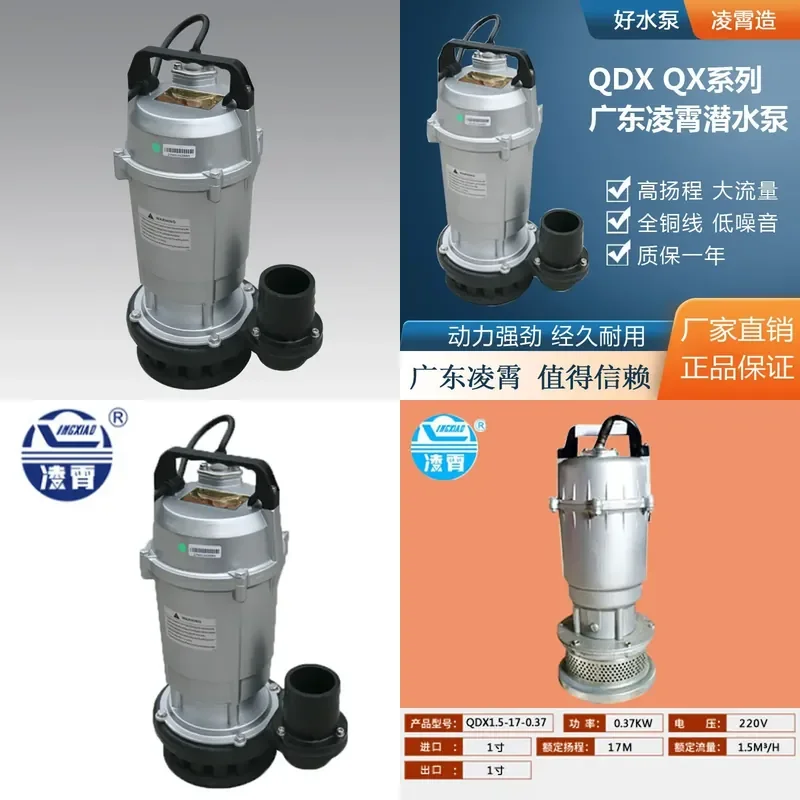 

2026 HOT Lingxiao QX3-18-0.55 QX1.5-25-0 Water pump Farmland irrigation pump Diving household