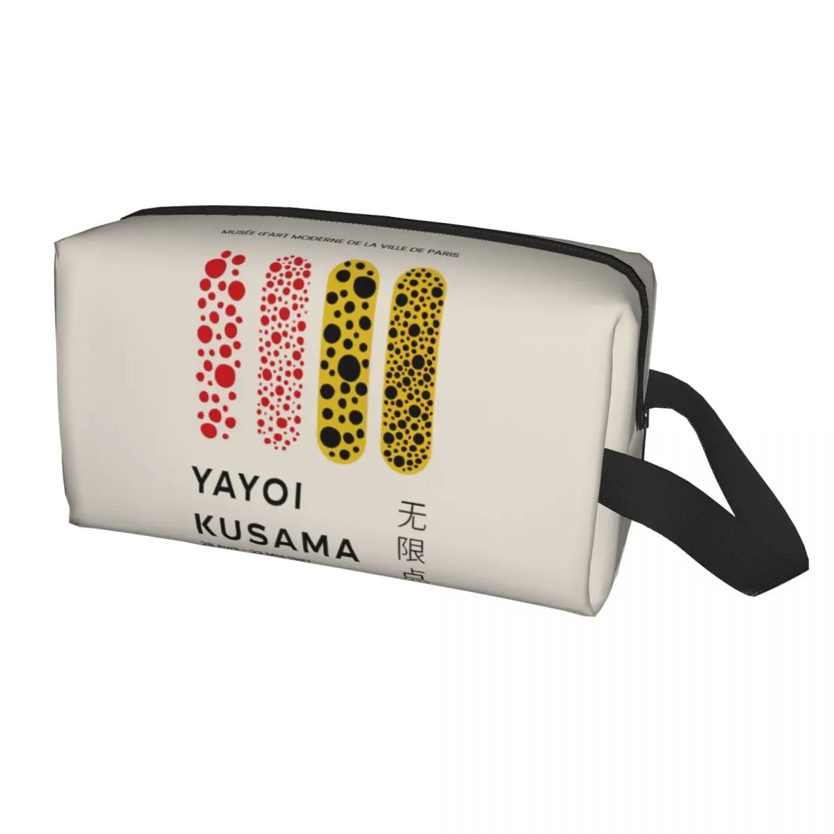 Custom Yayoi Kusama Abstract Art Toiletry Bag Women Cosmetic Makeup Organizer Ladies Beauty Storage Dopp Kit Box