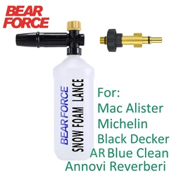 Pressure Washer Snow Foam Lance Nozzle Car Washer Foam Generator For Annovi Reverberi AR Blue Mac Allister Michelin Black Dekcer
