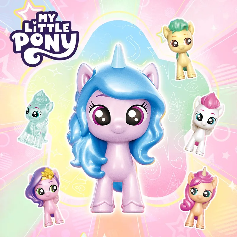 

Miniso My Little Pony Blind Box A New Generation Shiny Little Pony Sunny Starscout Mini Action Figure Toys Cartoon Mystery Box