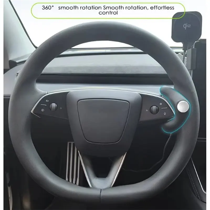 【AC77 Top !! 】Steering Wheel Power Booster Spinner Knob For Tesla