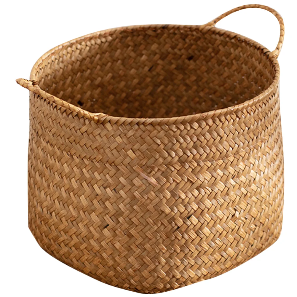 

Seagrass Basket Woven Plant Pot Holder Desktop Flower Arrangement Basket Woven Basket seagrass baskets