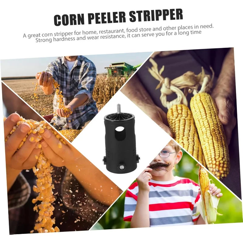 Portable Electric Corn Thresher Accessory - Fully Automatic Small Grain Peeler Separator Machine Head for Efficient Crop Process