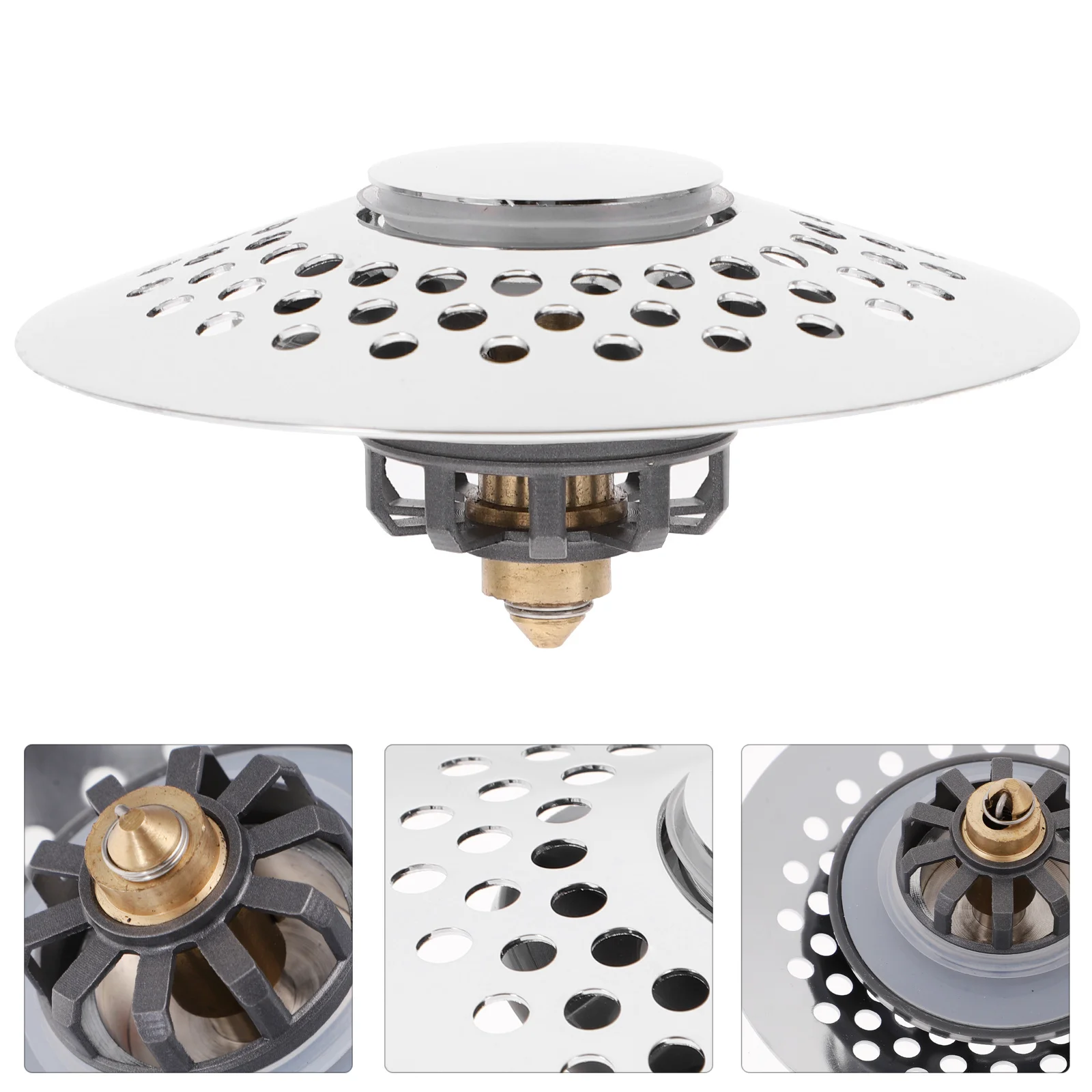 

Bathroom Sink Plug 1.6-2 Inch Bathtub Stopper Watertight Sealing Hair Blocker Bathtub Drain Plug Bathroom Drain Stopper