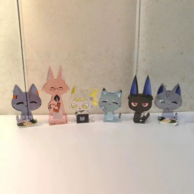 Action Game Zenless Zone Zero Mini Thick Petit Acrylic Figure Stand Model Plate DIY Desk Decor Standing Ornaments For Fans Gift