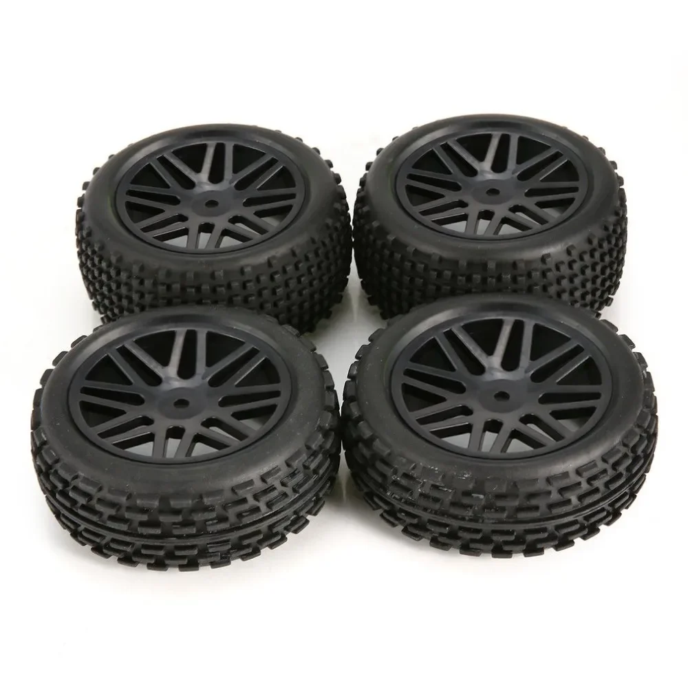 

4Pcs 86mm Tires Wheel Tyre for Wltoys 144001 124019 104001 RC Car Upgrade Parts 1/10 1/12 1/14 Scale Off Road Buggy