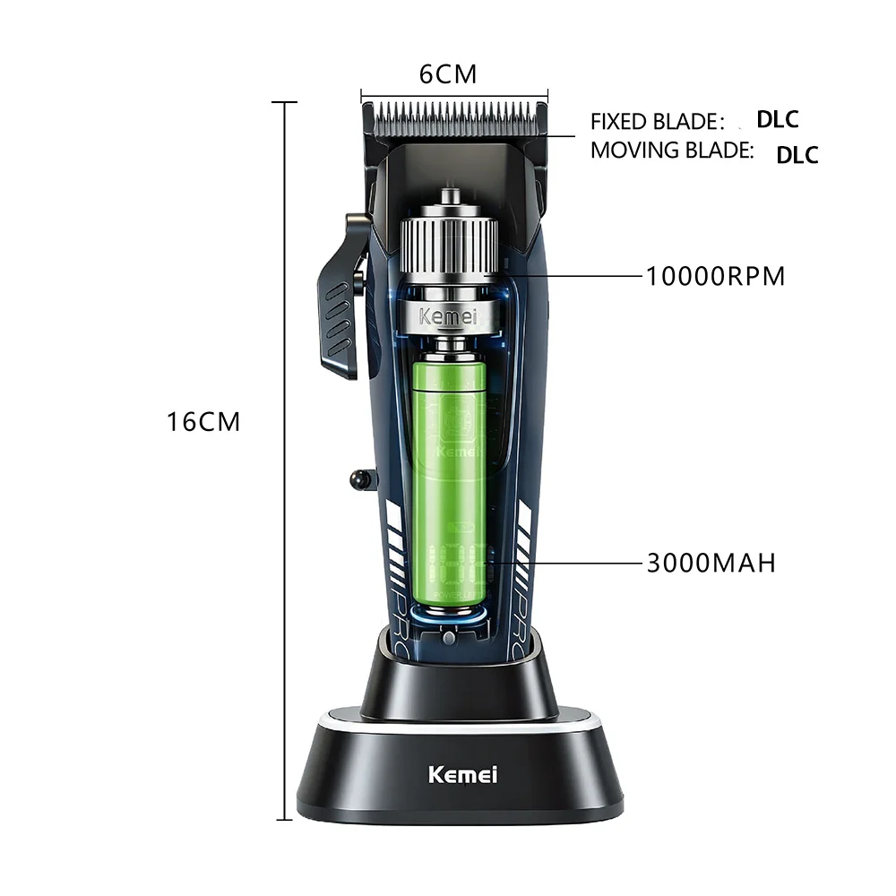 Kemei 2381 Trimmer Barber 2384 Hair Clippers Professioal 10000 Rpm High Quality Clippers And Trimmers Set