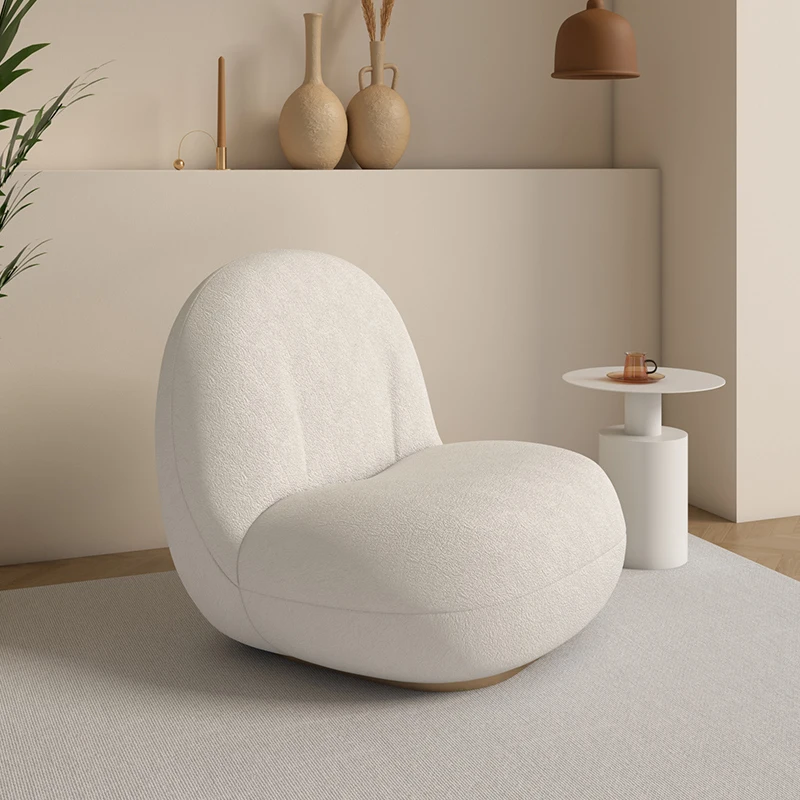 Nordic Chair Custom Lazy Sofa Egg Chair Tatami Simple Living Room Bedroom Balcony Ins Armchair  Chairs Living Room