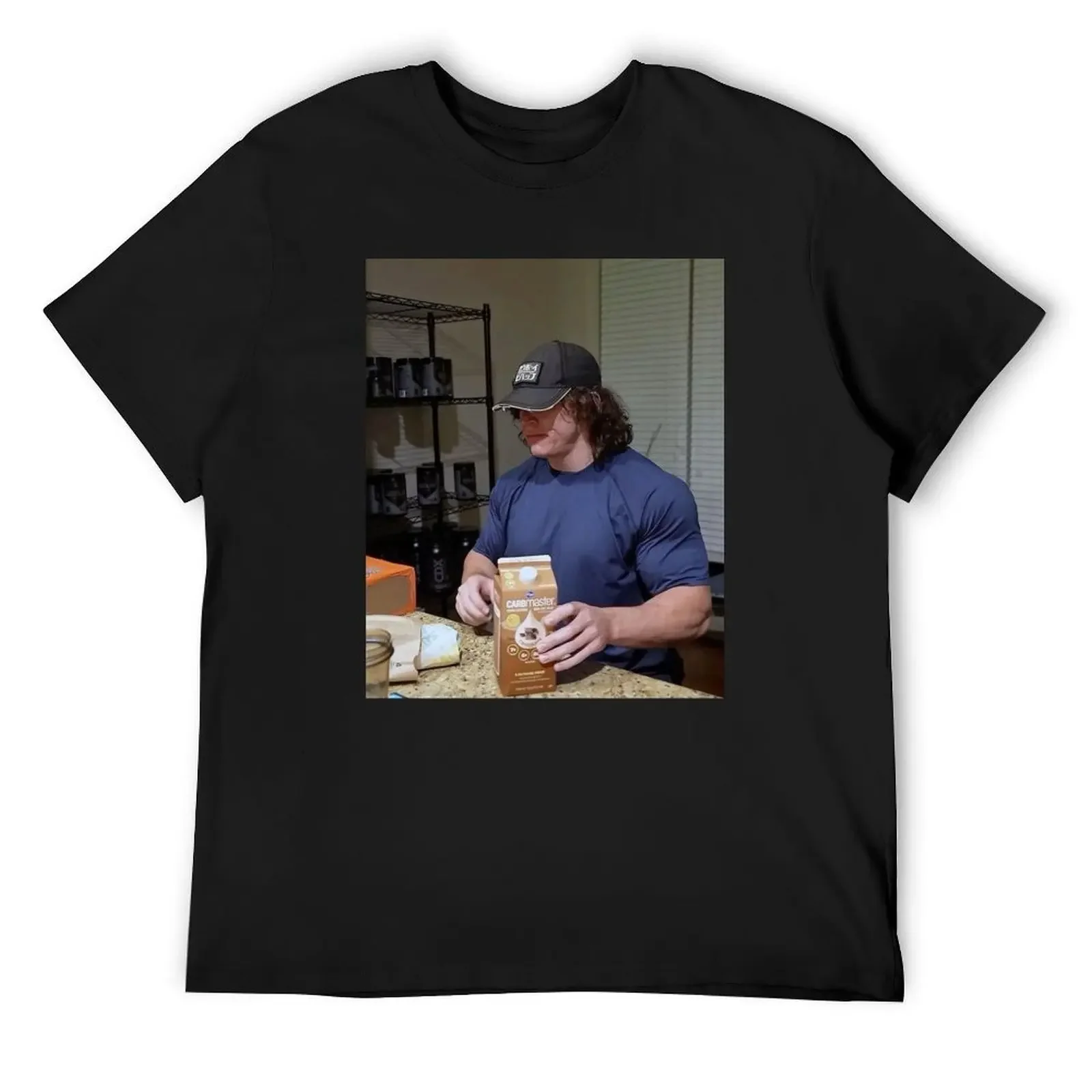 sam sulek chocolate milk T-Shirt oversizeds blacks mens t shirts top quality