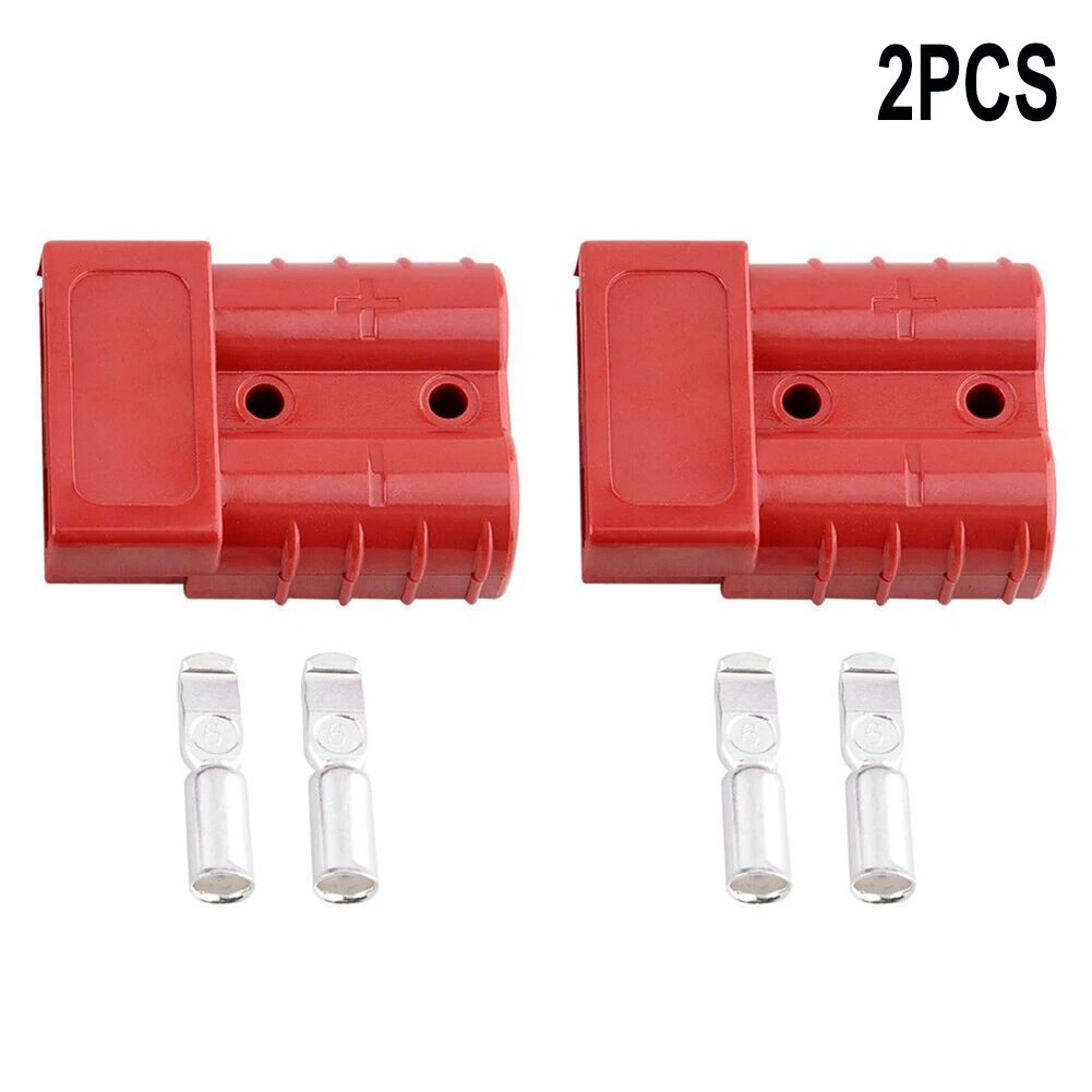 2Pcs 50A For Anderson Plug FOR ANDERSON Plug CABLE TERMINAL BATTERY POWER CONNECTOR 50 AMP 600V For Electric Vehicles