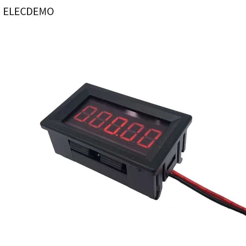 5-Digit High Precision LED Digital DC Ammeter Panel Meter Head, 0-700mA Bipolar Current, 0.01mA Resolution, Low Drift DIY Module