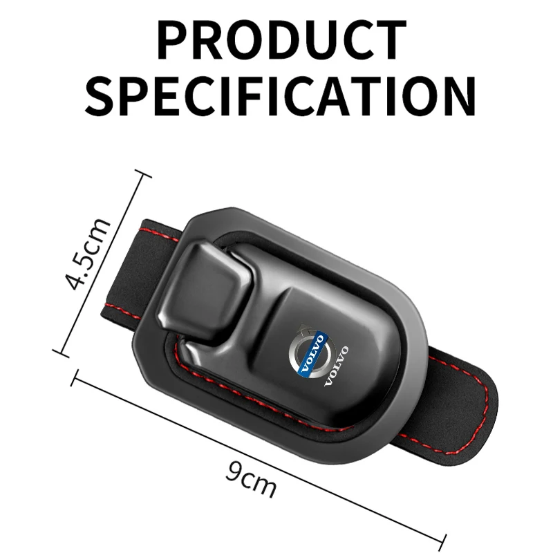 Car Creative Eye Box Card Double Headed Clip For Volvo XC90 XC60 C30 T6 S60 C70 XC40 V40 XC70 V70 V60 V50 S80 S40 AWD V90 S90