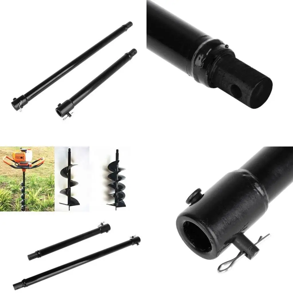 

Y1UD 30/50cm Extension Auger Bit Extended Length Drill Bits For Hole Digger Earth Aug