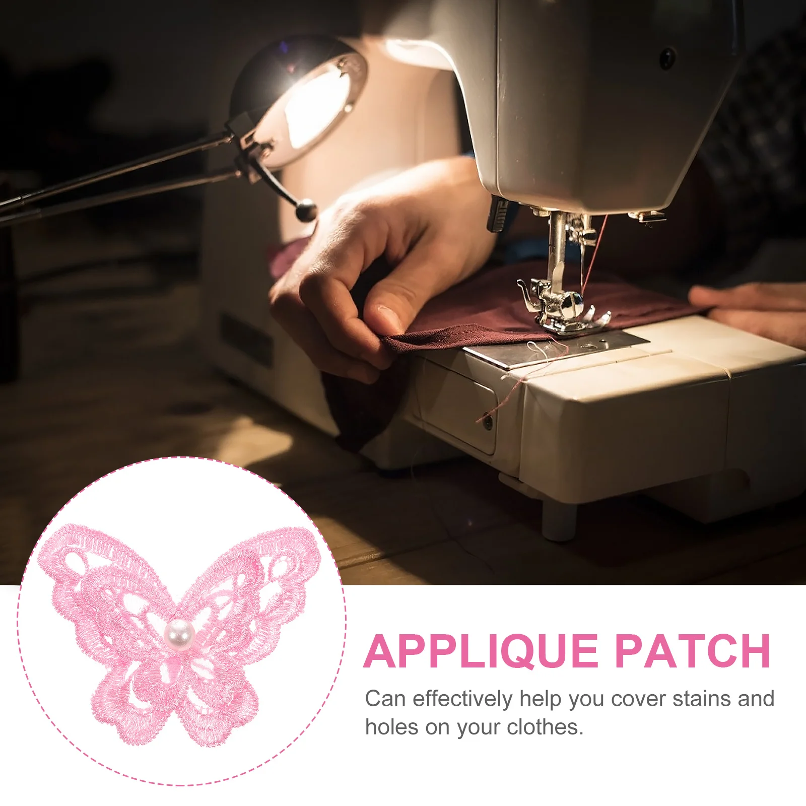 

10Pcs Embroidered Butterfly Applique Handmade Creative Clothing Patch for Hair Bags DIY Decor Early Brain Development