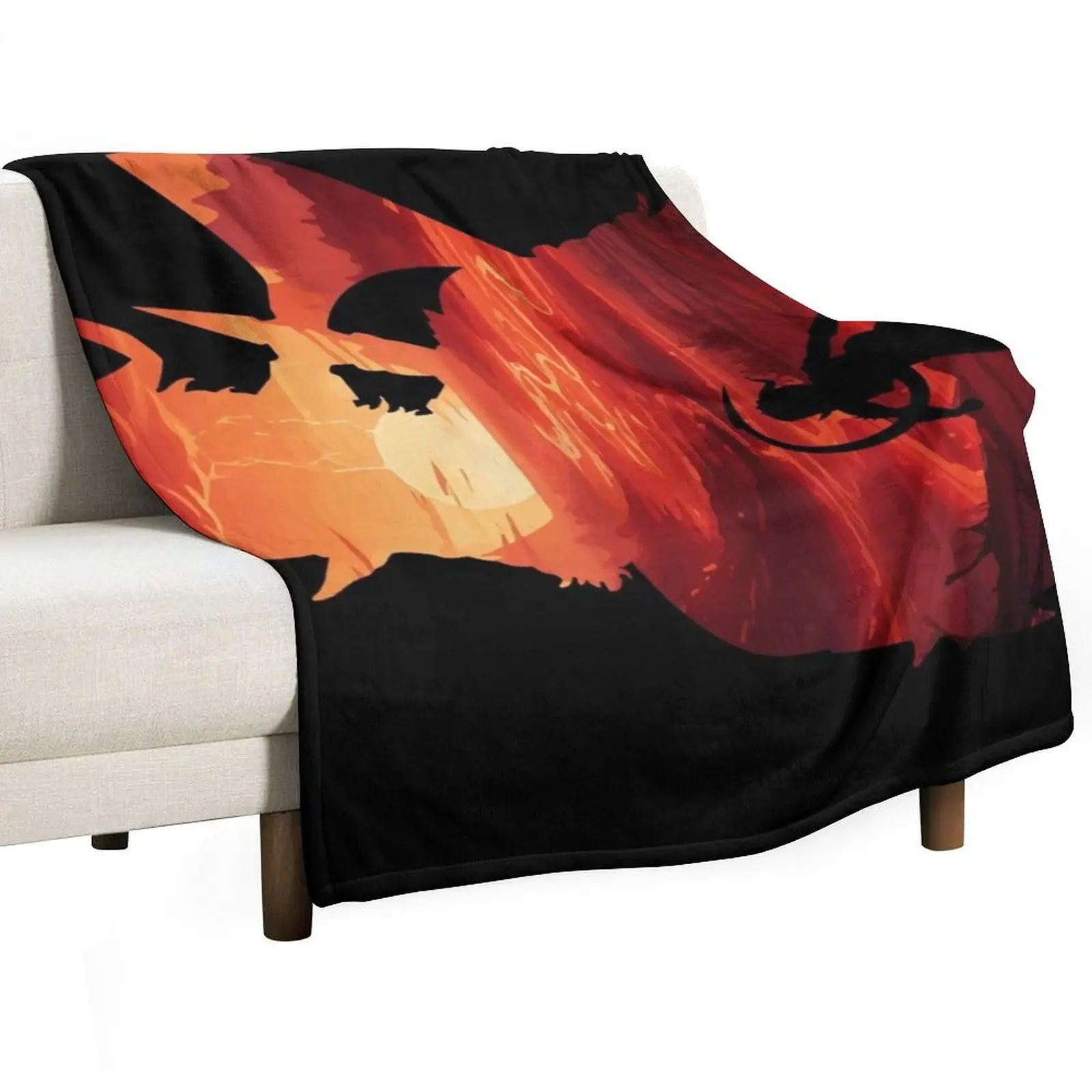 

Baldurs Gate 3 - Karlach *Negative Illusion* Throw Blanket Decorative Sofa funny gift Plush Extra Large Throw Blankets