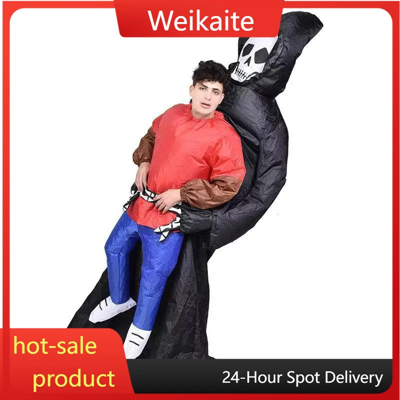 

Cross-border Halloween Party Event Outdoor Funny Team Building Party Performance Costume Ghost Hug Inflatable Costume Orgy