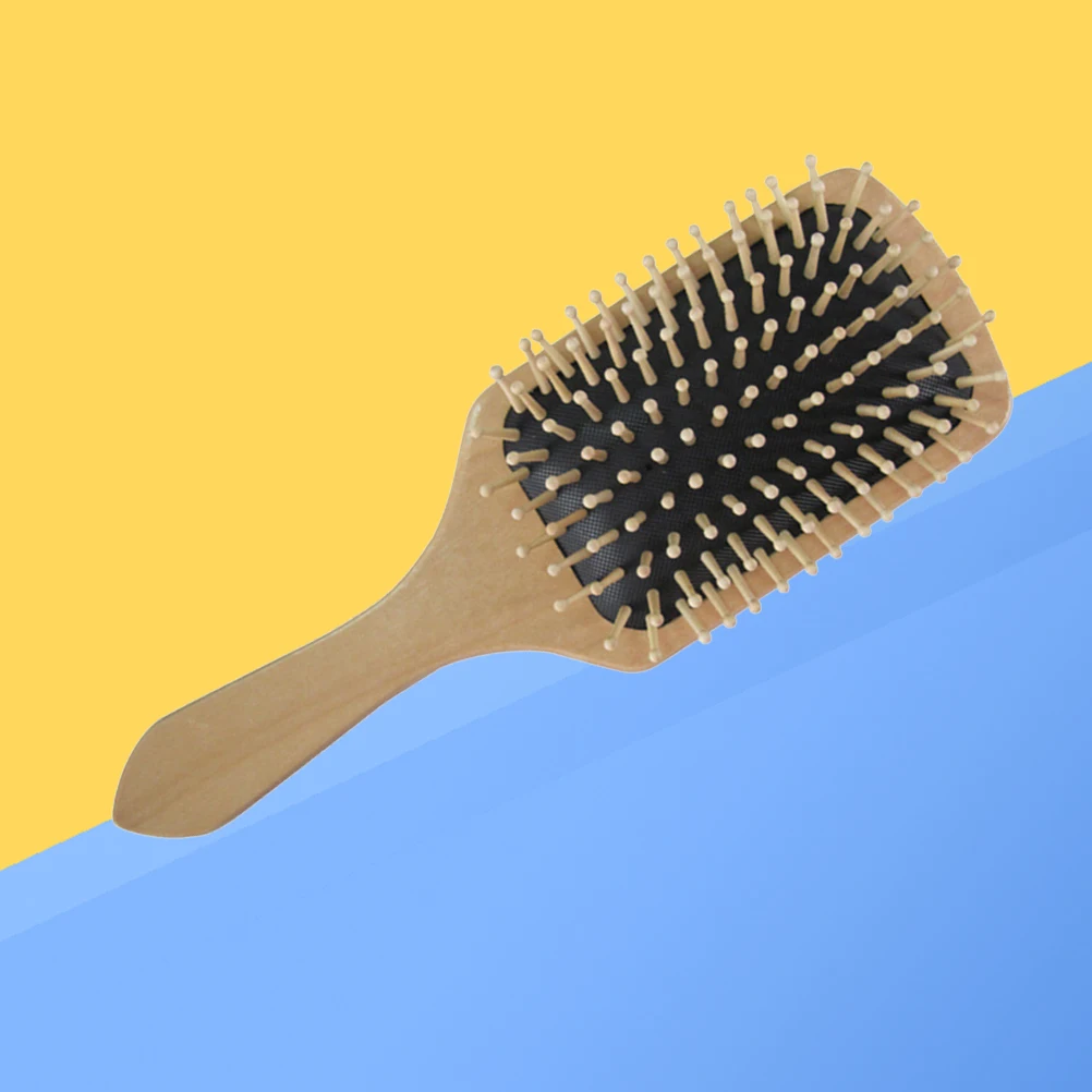 

Wooden Comb Detangle Hair Brush Scalp Growth Hairbrush Detangler Combs for Men Massage Slabs