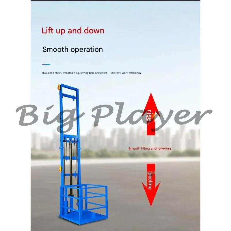 

Электрический гидравлический грузовой лифт, складской небольшой подъемник