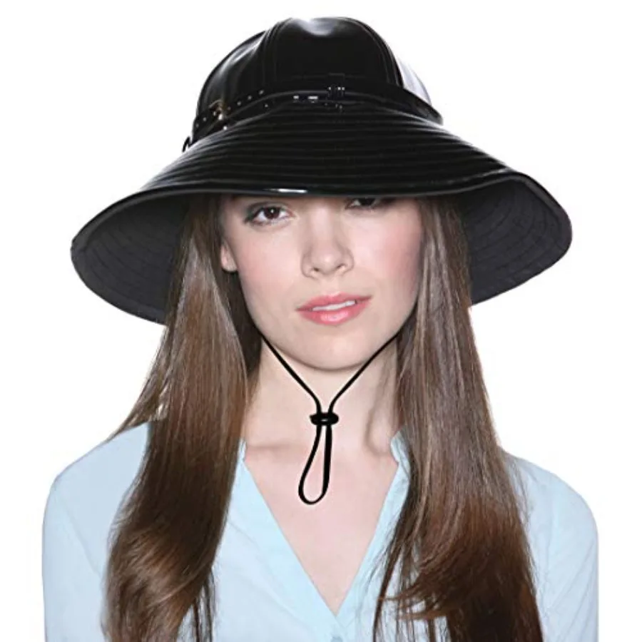 

VINRELLA Rain and Sun Bucket Hat, Great for Travel and Hiking, Sleek Waterproof Hat for Women