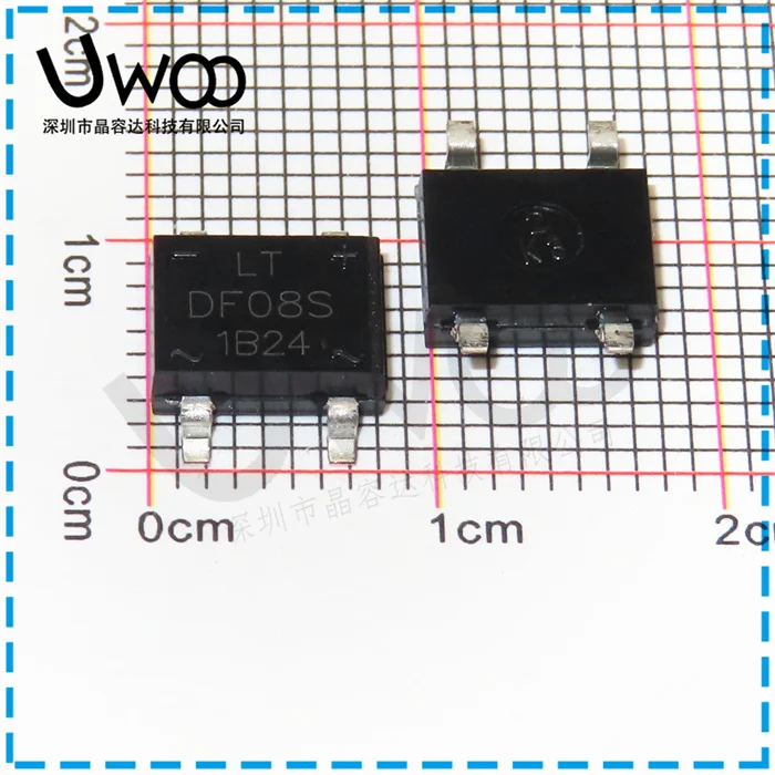 100%Original New DF08S DF08S  1.5A 800V SOP-4  DF11-14DP-2V  DF11-14DP-2V