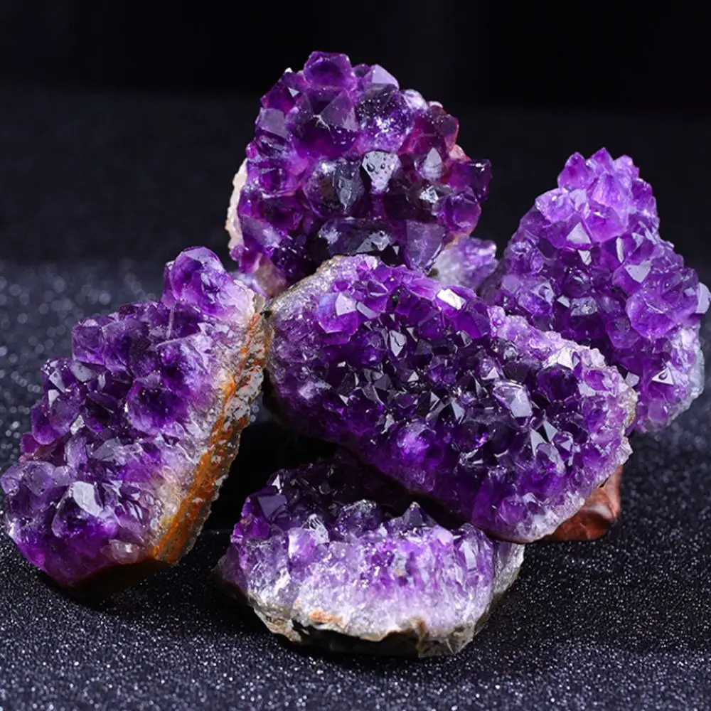 10-60g Natural Geode Crafts Crystal Point Gemstones Mineral Stone Fluorite Energy Quartz Stone Amethyst Crystal Wand