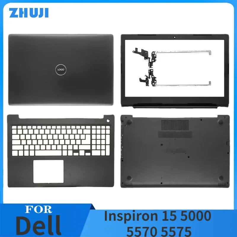 New For Dell Inspiron 15 5570 5575 Series Laptop LCD Back Cover/Front Bezel/Palmrest/Hinges/Bottom Case 01JPXK