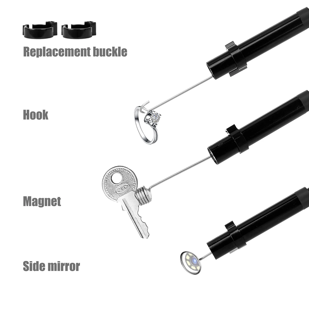 Handheld P40 2 Meters Soft Wire Industrial Endoscope Camera 1080 4.3inch LCD Screen Portable 8led Endoscope