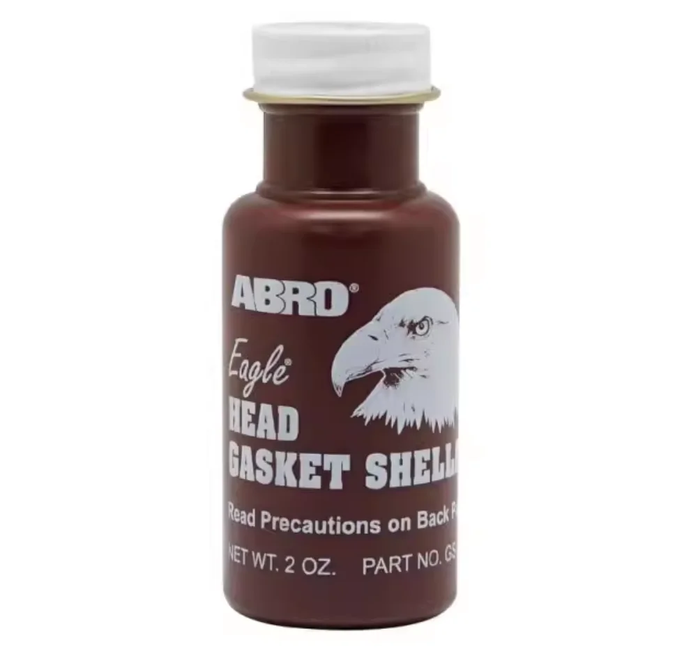 FOR ABRO Head Gasket Shellac 2oz Strong Heat Resistant Sealant for Automotive Cylinder Head Engine Block Cooling System Sealing