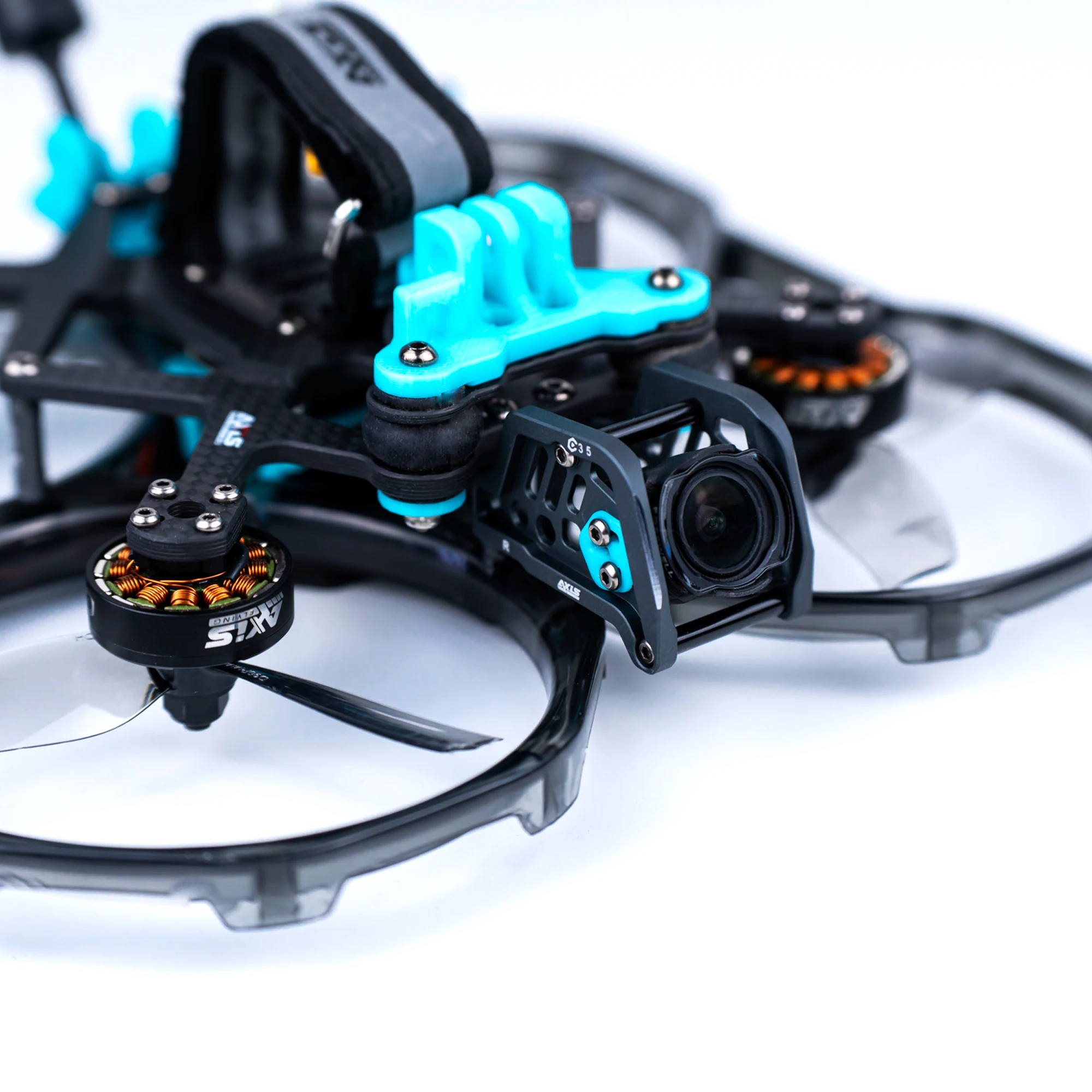Axisflying 2025 Custom For Camera FPV Drone Remote Control Plane-Shaped LED Lights Brushless Motor 4K UHD Carbon Fiber