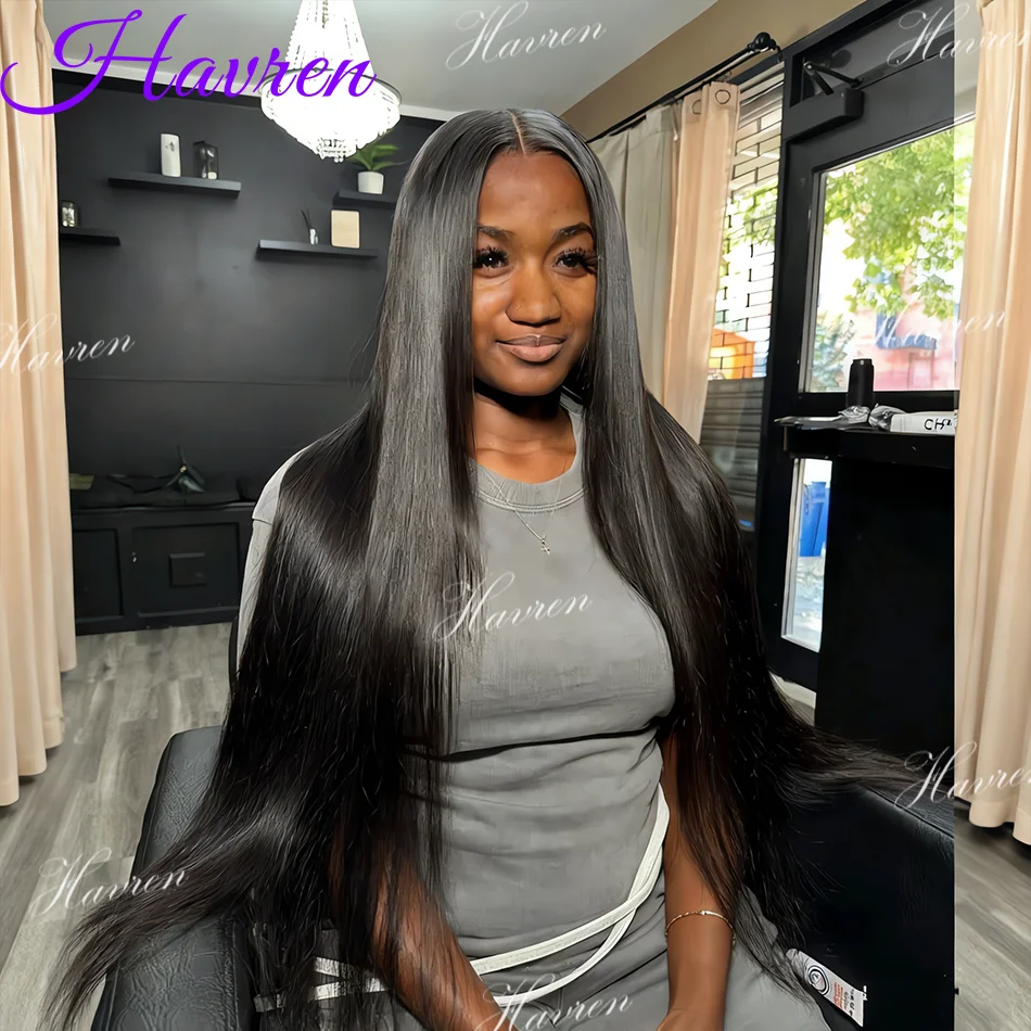 

200 Density Hd Lace Wig 13X6 Human Hair 13X4 Bone Straight Lace Frontal Wig 30 36 Inch Lace Front Black Brazilian Preplucked Wig
