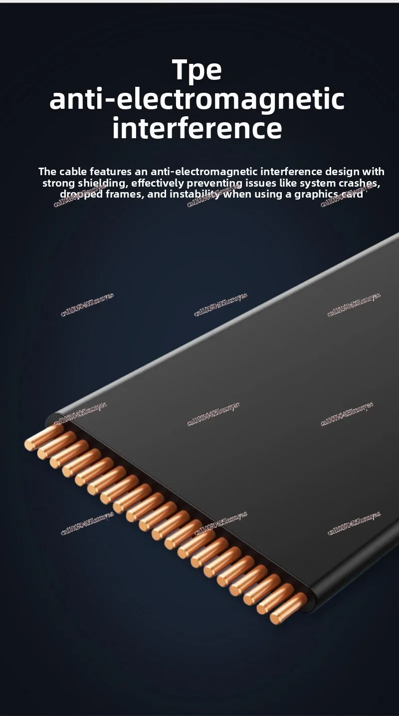 High-speed Transmission PCI-E4.0 Graphics Card Extension Cable 16X Adapter Cable PCIE Cable