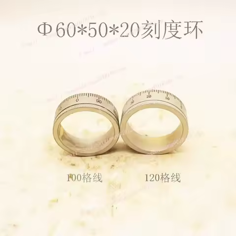 1pc Scale Ring Dial 60*50*20mm Steel Parts Laser Scale 0-100 、 0-120 Grid