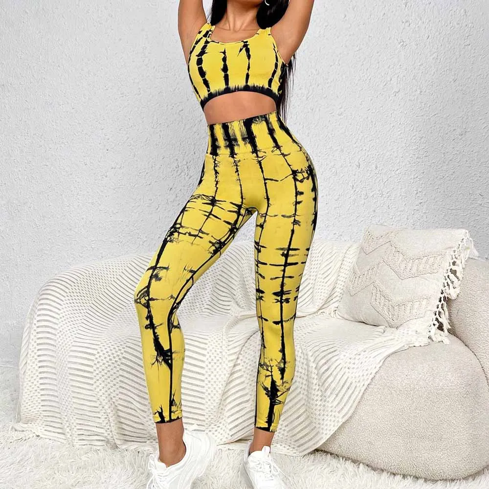 

Seamless Women Yoga Set High Waist Leggings Outfit Gym Fitness Workout Clothes Sportswear Sports Bra Suits