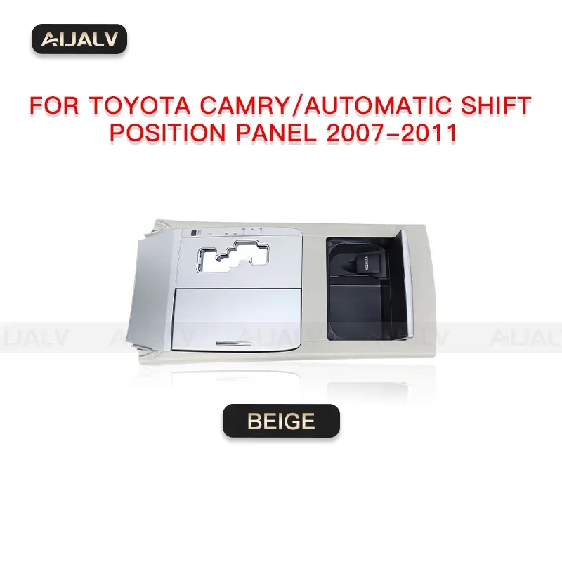 New AT Center Console Shifter Bezel Trim Bezel Trim Lid Cover Replacement for Toyota Camry 2006 to 2010 Automa Shift Position Pa
