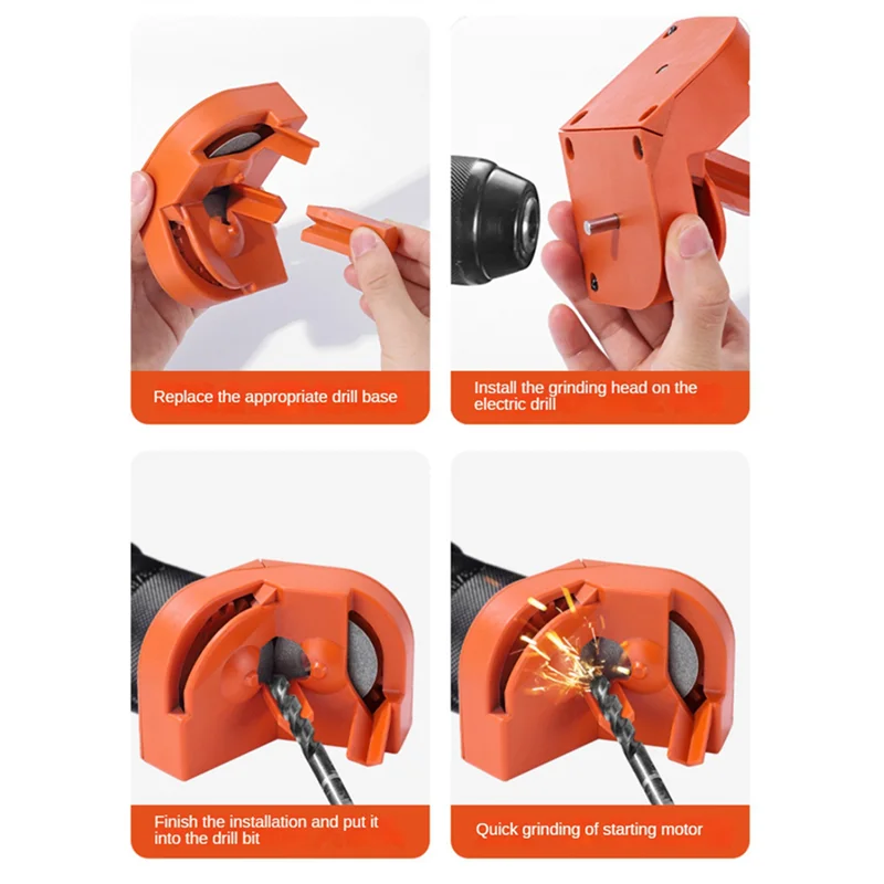 

ABBP-3X Multipurpose Drill Bit Grinding Sharpener Wear-Resistant Diamond Grinding For Impact Electric Drill