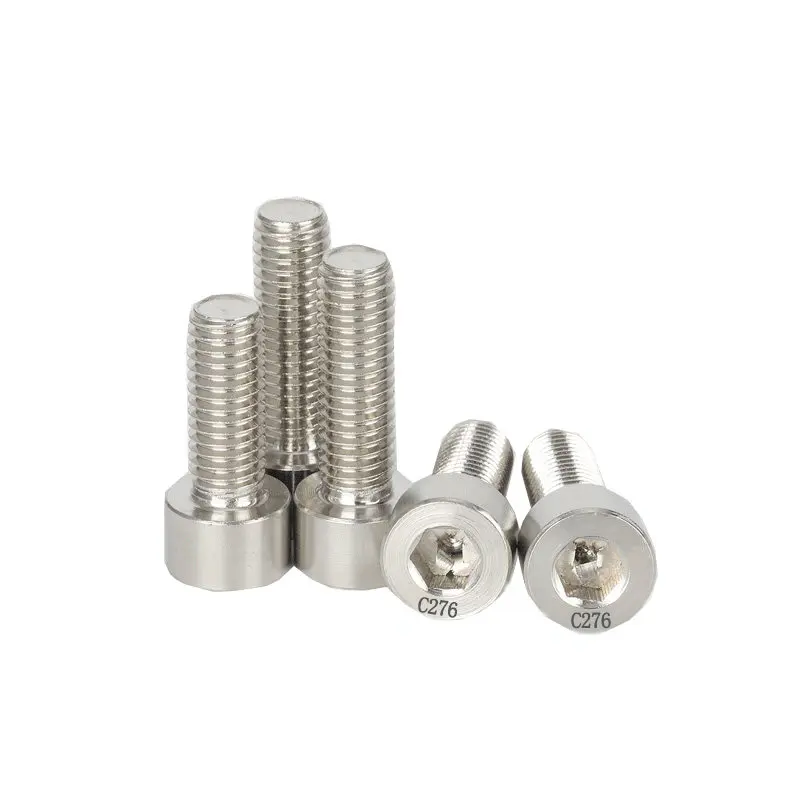 C276 Nickel‑Molybdenum Alloy Hex Socket Cap Screws, Corrosion Resistant Bolts M4 M5 M6 M8 M10 M12