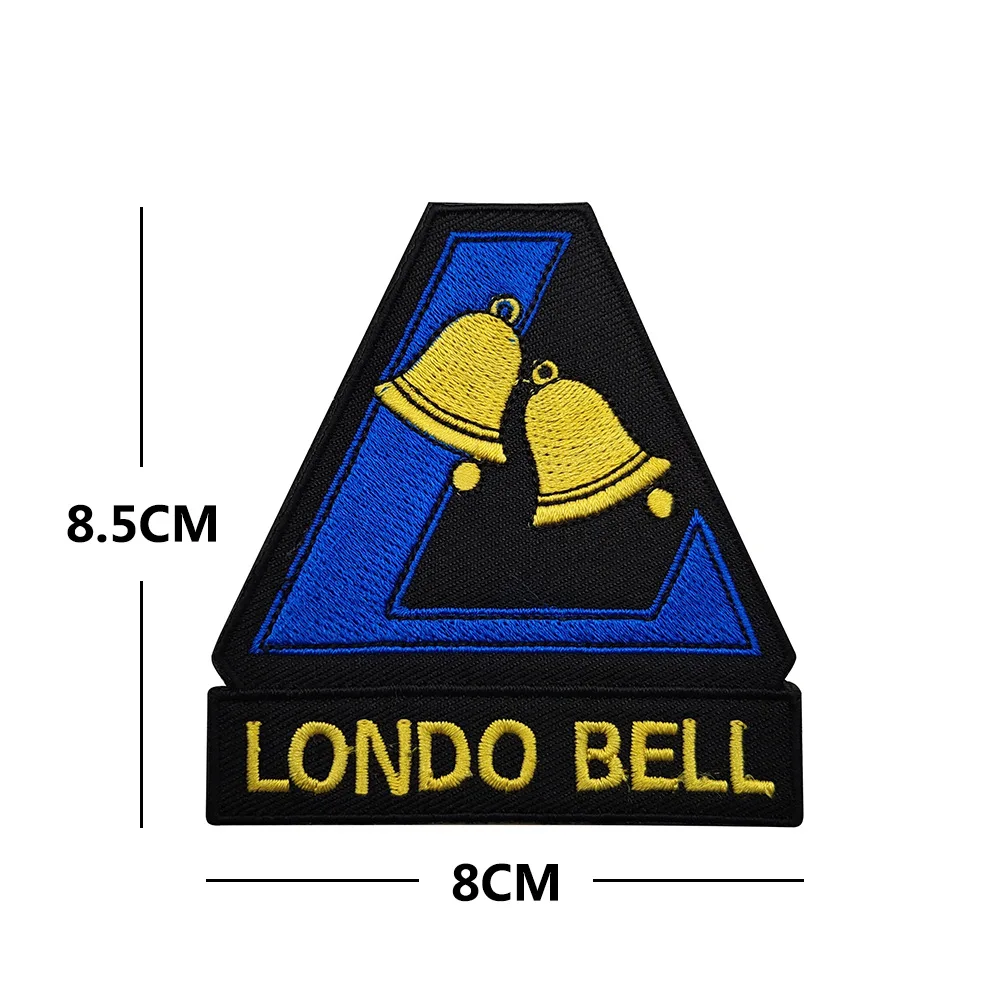 Mobile Suit Anime Embroidery Armband  Personalized Jacket, Tank Top, Backpack Hook and Loop Patch Sticker