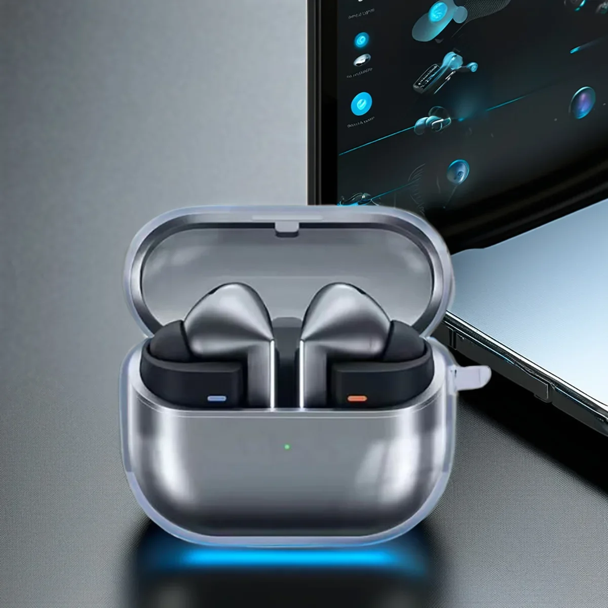 for Samsung Galaxy Buds 3 Pro Transparent Cases Samsung Galaxy Buds 3Pro  Earphone Case Soft Silicone Clear Headphone Cover image 4