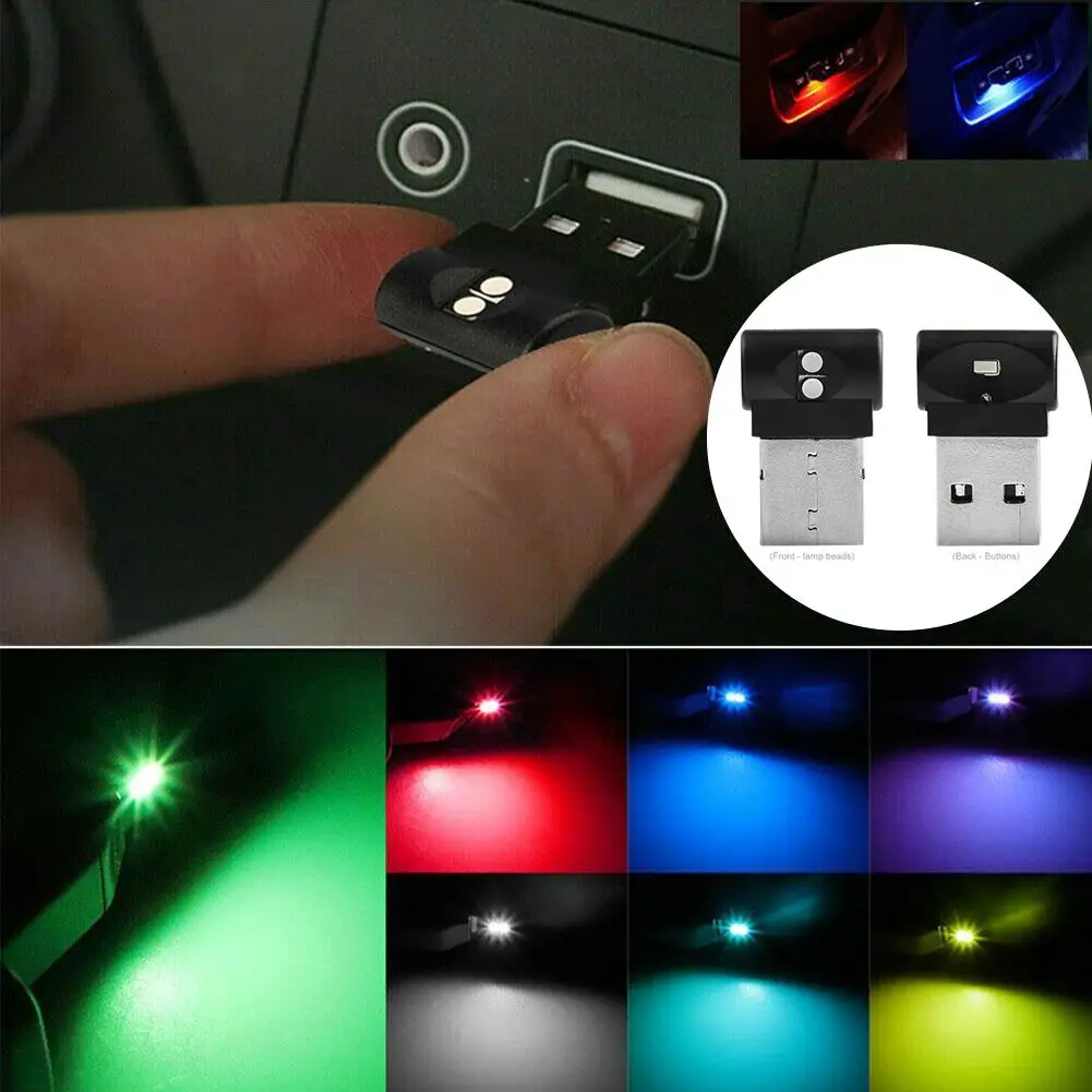

Car Atmosphere Lights Auxiliary Night Illumination Plug Supplies Car Play Create Accessories Atmosphere Interior K1S8