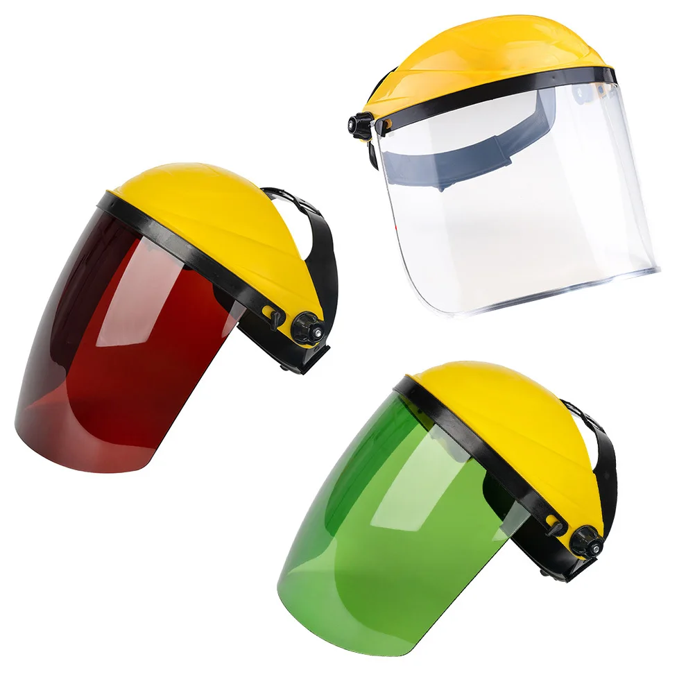 Welding Face Mask Transparent Lightweight Design for Outdoor Use Riding Walking Motorcycling Dust Oil Spatter Protection Shield