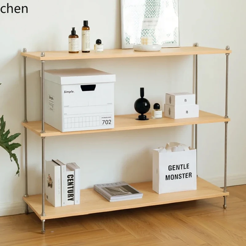 medieval bookshelf shelf storage rack living room multi-layer floor display shelf shoe rack