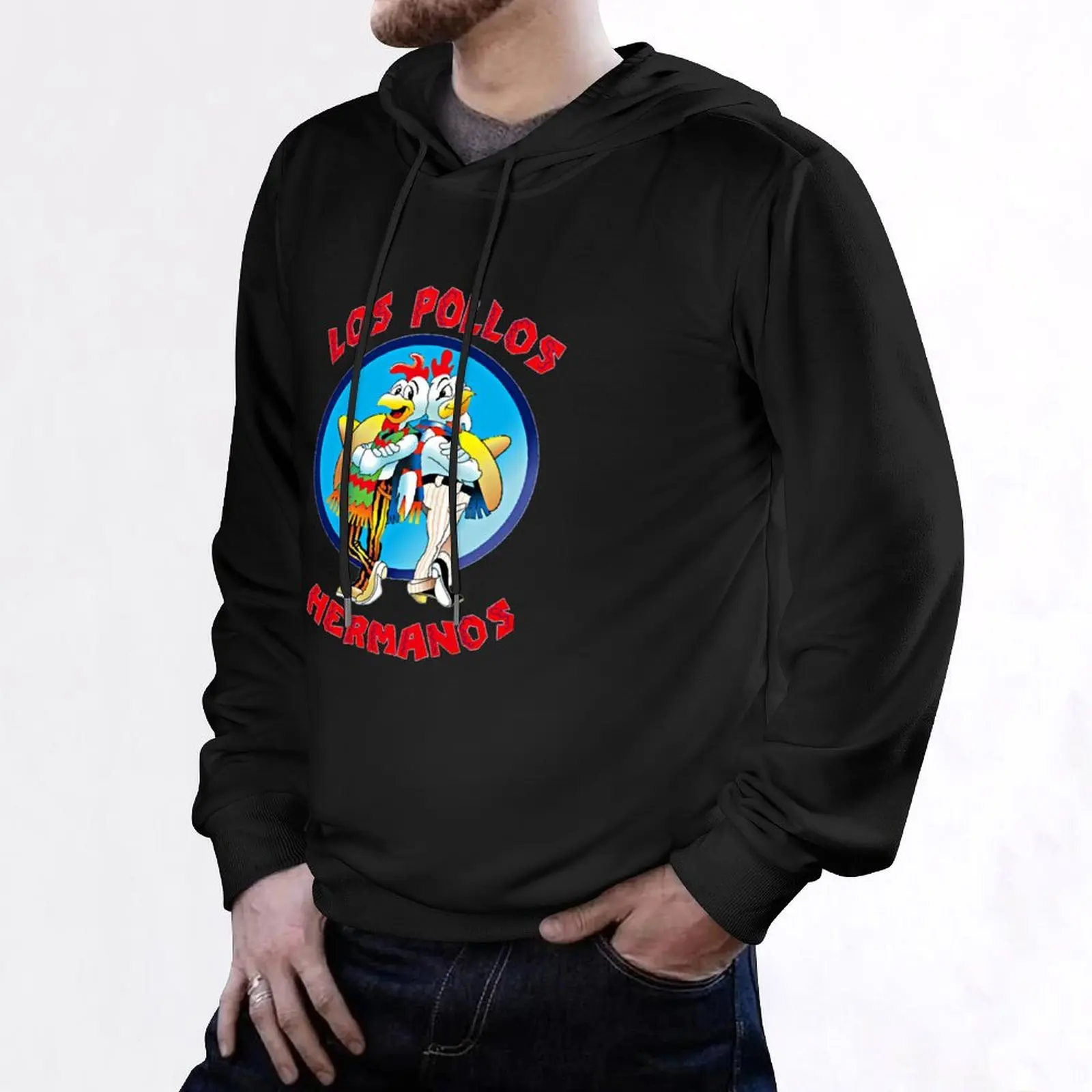 Los Pollos Hermanos pulôver com capuz roupas masculinas casaco masculino streetwear pulôver masculino