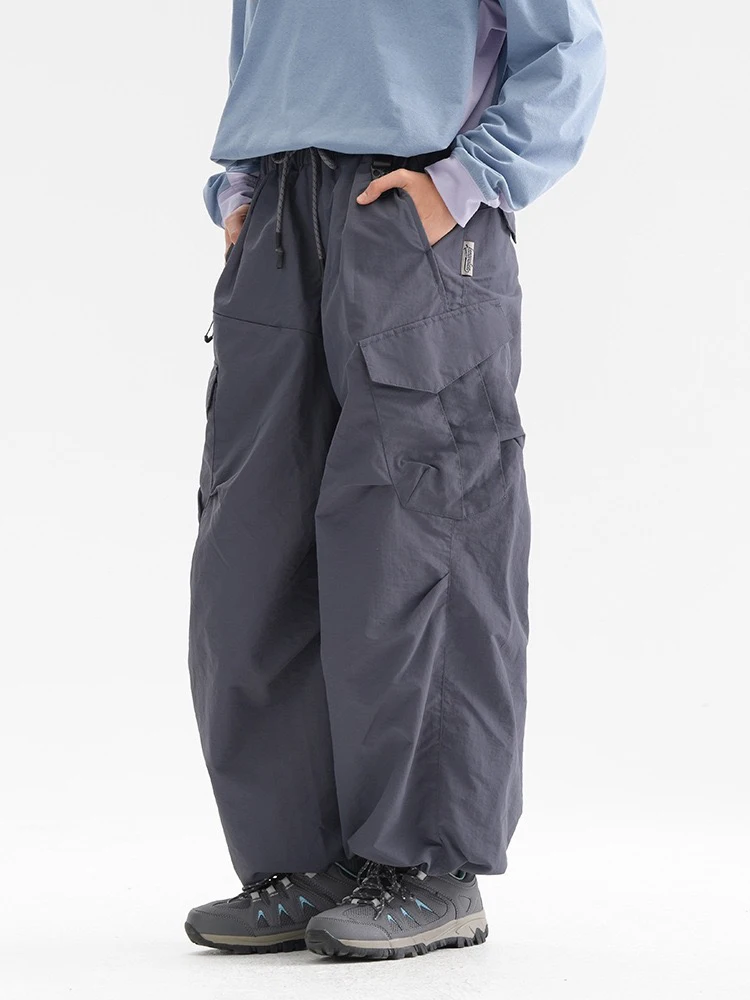 

Американские рабочие брюки в стиле High Street для мужчин: повседневные прямые брюки-карго, быстросохнущие, водонепроницаемые, для горного туризма