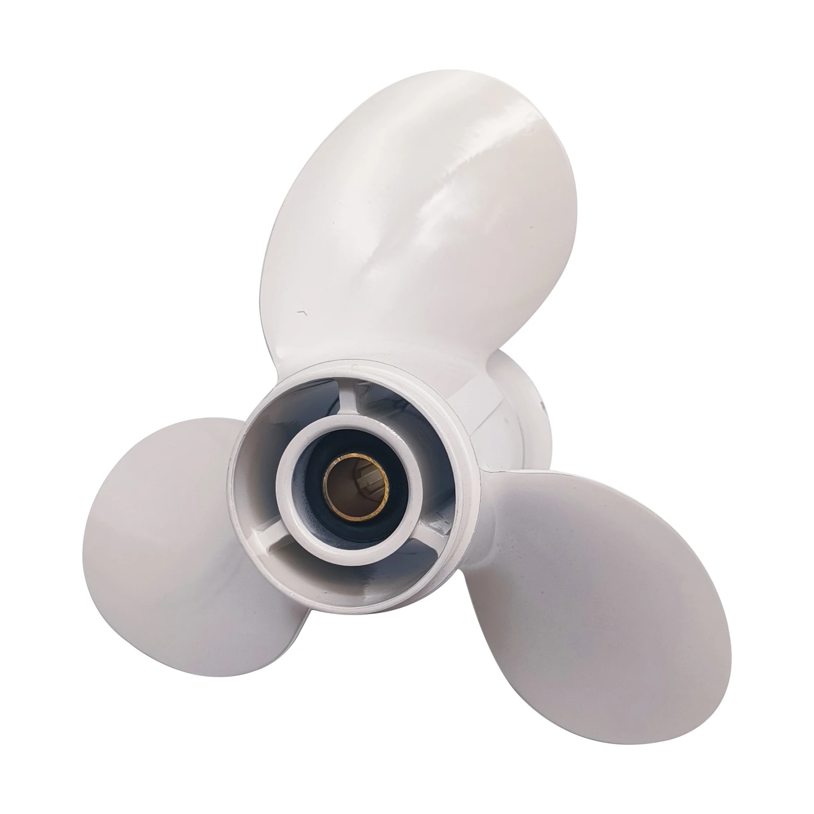 Elica fuoribordo per Yamaha 9.9hp 15hp 9 1/4*10 Barca Vite in lega di alluminio 3 pale 8 scanalature Parte motore marino 63V-45952-10-EL